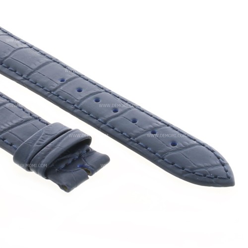 Longines Cinturino Stampa Alligatore BLU 20/16 mm con chiusura