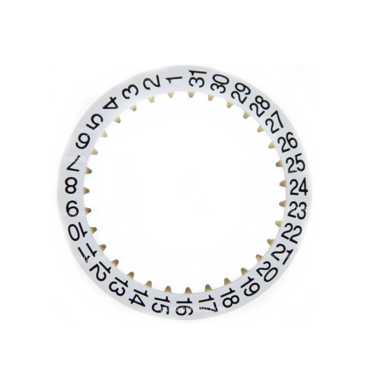 Zenith Elite  680, 682 ricambio Z2557/1.ELITE indicatore della data, disco data. Colore bianco