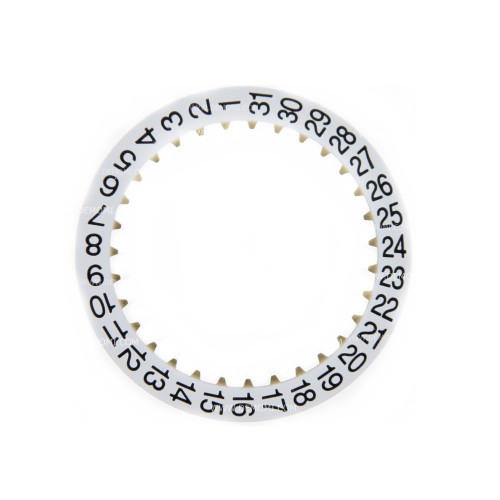Zenith Elite  680, 682 ricambio Z2557/1.ELITE indicatore della data, disco data. Colore bianco