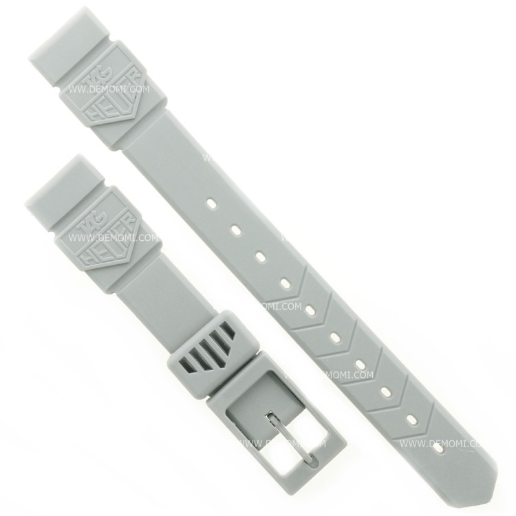 Tag Heuer Cinturino Formula 1 prima edizione 1985 (Ladies) in plastica Grigio - grey plastic strap  BS0482