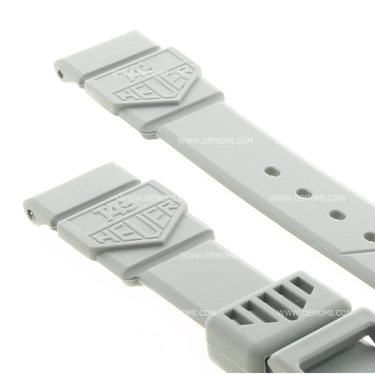 Tag Heuer Cinturino Formula 1 prima edizione 1985 (Ladies) in plastica Grigio - grey plastic strap  BS0482
