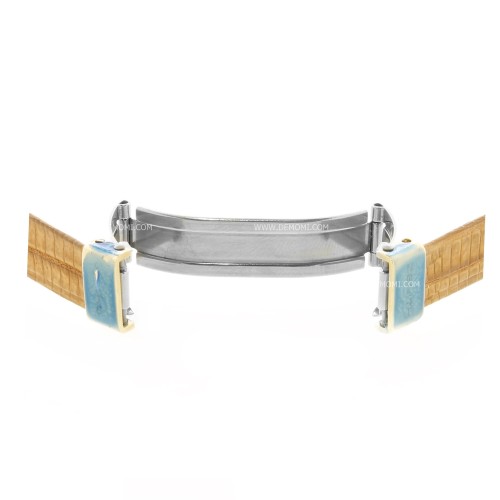 Zenith Bracciale pelle Accademy  Marrone con chiusura acciaio 12/10 mm