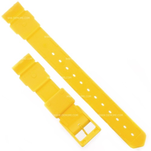 Tag Heuer Cinturino Formula 1 prima edizione 1985 in plastica Giallo BS0080 Liscio