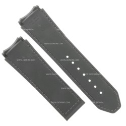 Zenith Cinturino 27.00.2322.921 Caucciù Nero 23/22 mm effetto cordura Defy 21 cuciture grigie 2