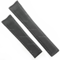 Tag Heuer Cinturino Aquaracer FC6370 Sintetico Nero 21/18 mm cuciture grigie WAY201, CAY211, CAY218. 2