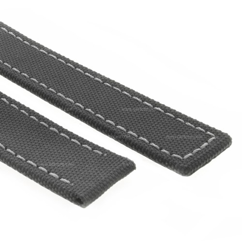 Tag Heuer Cinturino Carrera FC6364 Nero carbon fiber misure 20/18 mm cuciture grigie