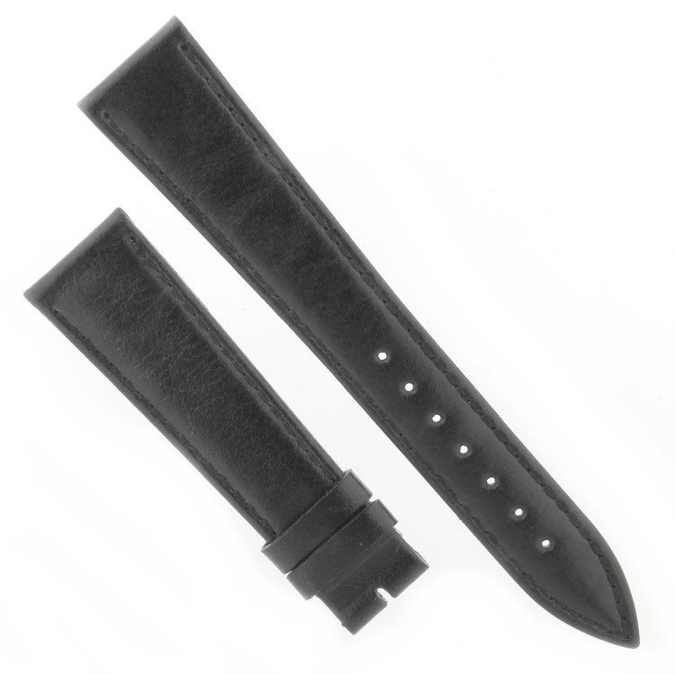 Cinturino Vitello Nero opaco 20/16 mm classico