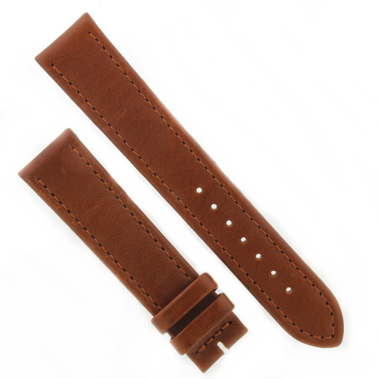 Cinturino Water Resistant Vitello Marrone opaco 20/18 mm classico