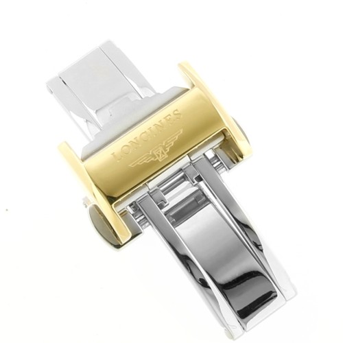Longines Chiusura Deployante Doppia L639120592 acciaio 16 mm