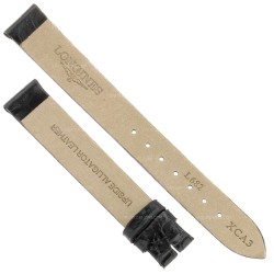 Longines Cinturino Alligatore Nero Lucido 14/14 2