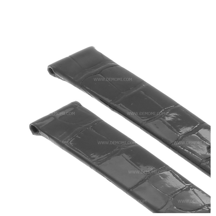 Longines Cinturino Alligatore Nero Lucido 14/14
