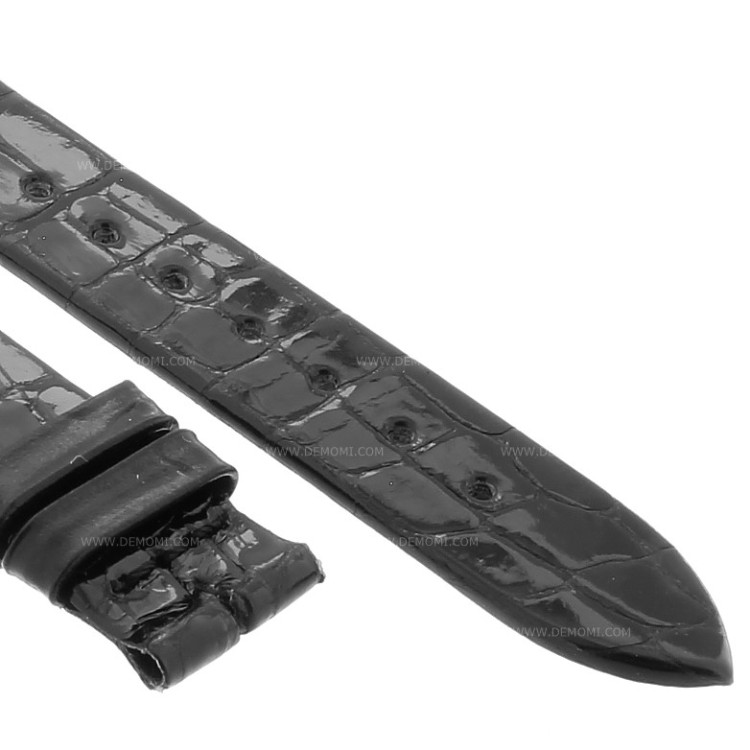 Longines Cinturino Alligatore Nero Lucido 14/14