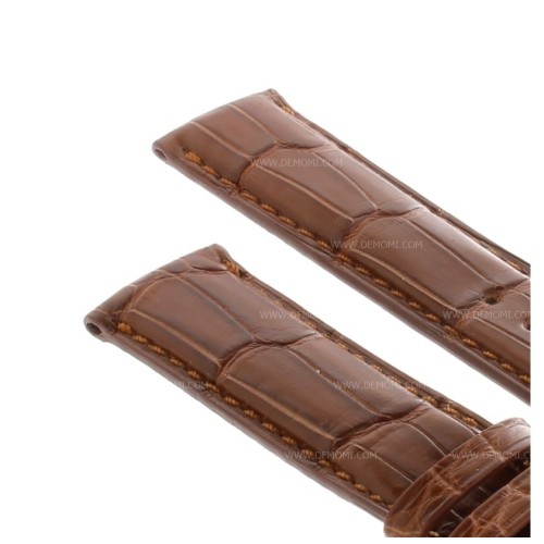 IWC Cinturino Portoghese Alligatore Marrone  opaco 20/18 
