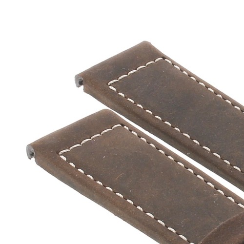 Zenith Cinturino 27.00.2321.753 Pelle Nubuck marrone oily con interno in Caucciù  23/21 mm per orologio e cronografo Type 20