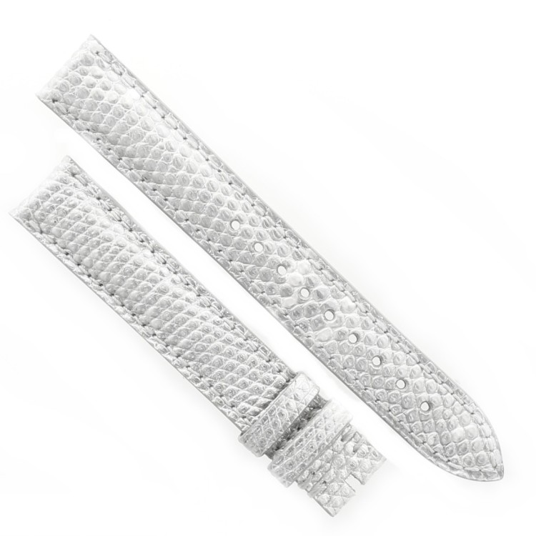 Zenith Cinturino Pitone Grigio Argento  15/14 mm