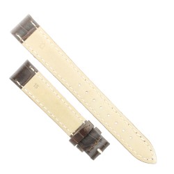 Cinturino Stampa Alligatore Marrone Moka Opaco 16/14 mm B40B classico 2