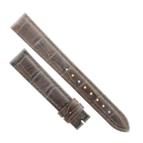 Cinturino Stampa Alligatore Marrone Moka Opaco 16/14 mm B40B classico