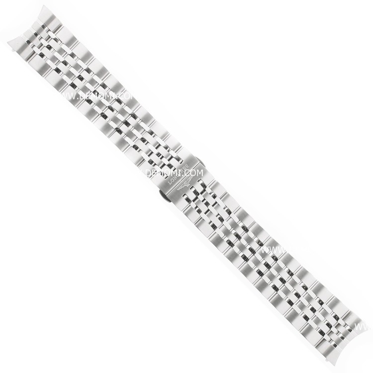 Longines bracciale in acciaio per collezione Record. Ansa 20mm. Per orologio diametro 40mm L 2.821.4