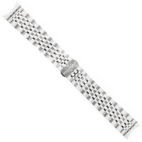 Longines bracciale in acciaio per collezione Record. Ansa 20mm. Per orologio diametro 40mm L 2.821.4