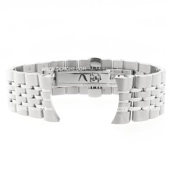 Longines bracciale in acciaio per collezione Record. Ansa 20mm. Per orologio diametro 40mm L 2.821.4 2