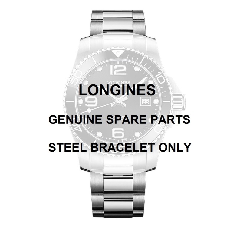 Longines Bracciale in acciaio Hydroconquest Ceramica