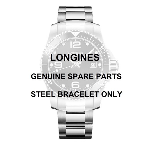 Longines Bracciale L600154890 in acciaio per Hydroconquest Ceramica attacco 21 mm