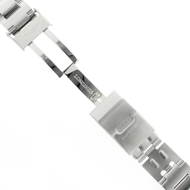 Longines Bracciale in acciaio per Hydroconquest Ceramica Cronografo attacco 21 mm L3.783.4