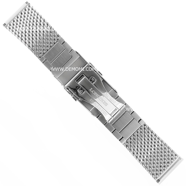 Longines Bracciale Mesh L600152017  in Acciaio taglia small per Legend Diver 22 mm