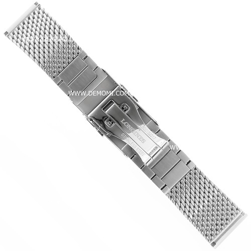 Longines Bracciale Mesh L600152017  in Acciaio taglia small per Legend Diver 22 mm