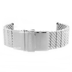 Longines Bracciale Mesh L600152017  in Acciaio taglia small per Legend Diver 22 mm
