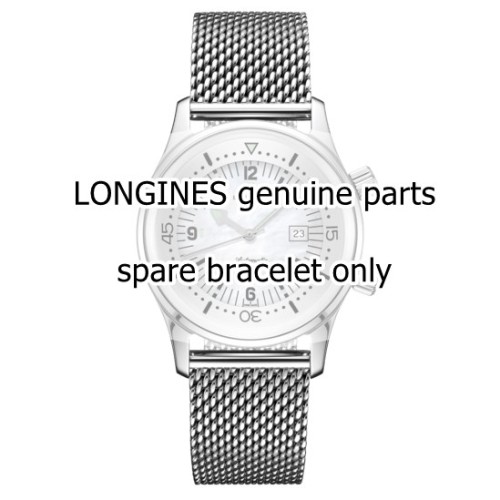 Longines Bracciale Acciaio Heritage Legend Diver. Ansa 19 mm. Cassa 36 mm L3.374.4.