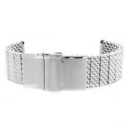 Longines Bracciale Mesh in Acciaio per Legend Diver. Ansa 19 mm. Cassa 36 mm L3.374.4