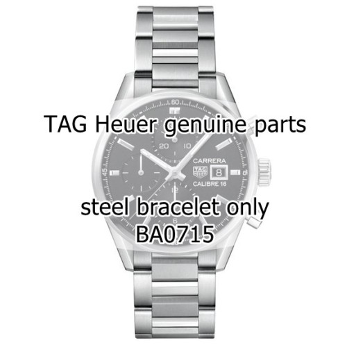 Tag Heuer Bracciale BA0715 acciaio  Carrera  20mm