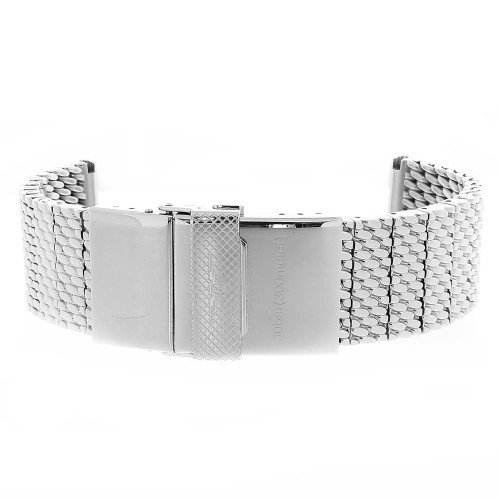 Longines Bracciale Mesh L600152017  in Acciaio taglia small per Legend Diver 22 mm