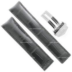 Tag Heuer Cinturino Carrera Alligatore FC6266 FDA  Nero 20/18