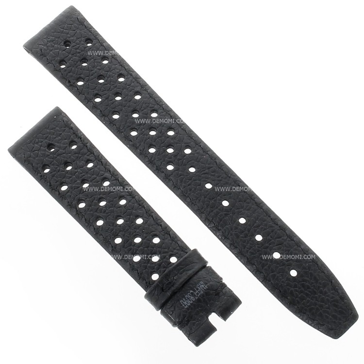 Tag Heuer Cinturino Carrera Pelle Nero FC8090 martellato  18/16 mm per CS3111 Cronografo carica manuale