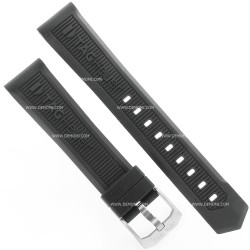 Tag Heuer Cinturino Caucciù BT0714  Nero con Fibbia 20/18 mm