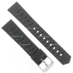 Tag Heuer Cinturino Caucciù BT0714  Nero con Fibbia 20/18 mm 2