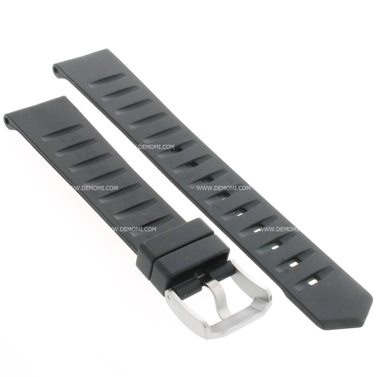 Tag Heuer Cinturino Caucciù BT0714  Nero con Fibbia 20/18 mm