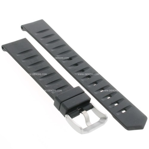 Tag Heuer Cinturino Caucciù BT0714  Nero con Fibbia 20/18 mm