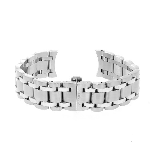 Zenith Bracciale Rainbow Mark III  Cronografo in acciaio misura 20 mm finitura Lucida e satinata