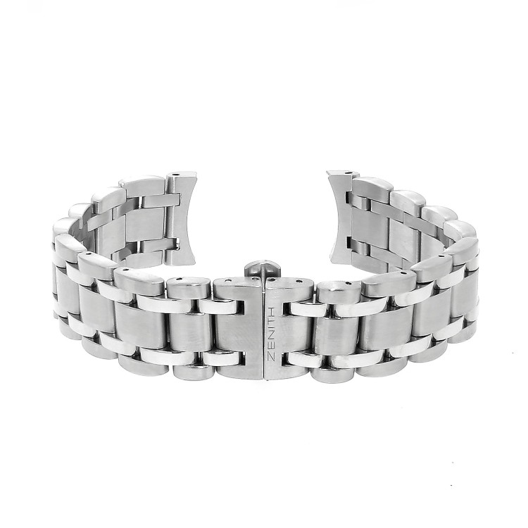 Zenith Bracciale Rainbow per Orologio in acciaio misura 19 mm finitura Lucida e Satinata