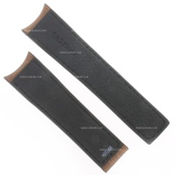 Tag Heuer Cinturino per Carrera CV2A84 FC6394 Pelle Marrone misure 22/20 mm cuciture chiare 2