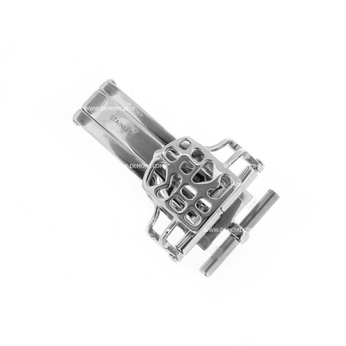FREDERIQUE CONSTANT Deployante FC-CLCS16/S Logo Traforato acciaio 16 mm