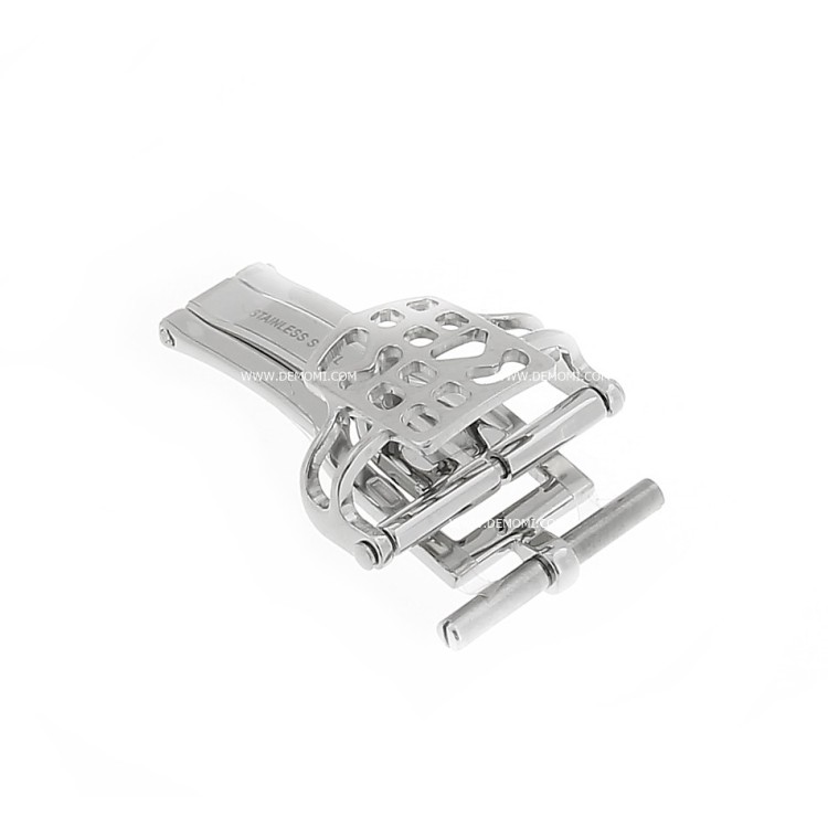 FREDERIQUE CONSTANT Deployante FC-CLCS16/S Logo Traforato acciaio 16 mm