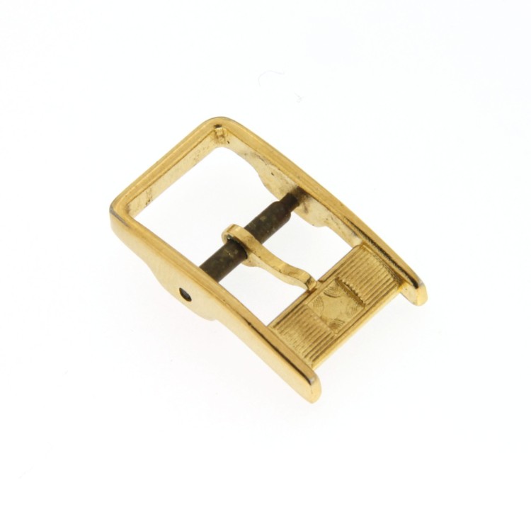 Zenith Fibbia Vintage ardiglione placcato oro 10 mm con passante
