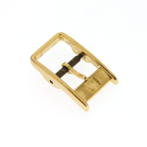 Zenith Fibbia Vintage ardiglione placcato oro 10 mm con passante