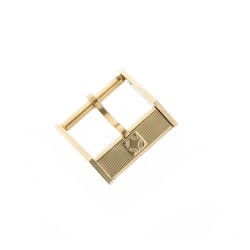 Zenith Fibbia Vintage ardiglione placcato oro 14 mm con Logo