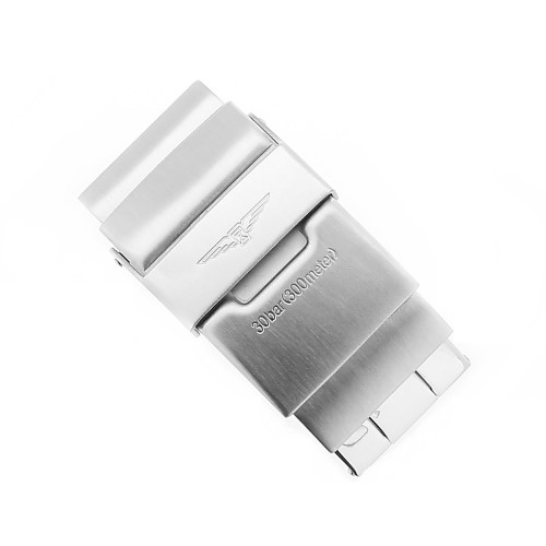 Longines Chiusura Deployante L639140482 acciaio 17 mm