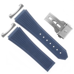Zenith kit Cinturino Caucciù Blu 22/18, chiusura titanio Defy Classic 95.9000.670. Chiedi altri colori